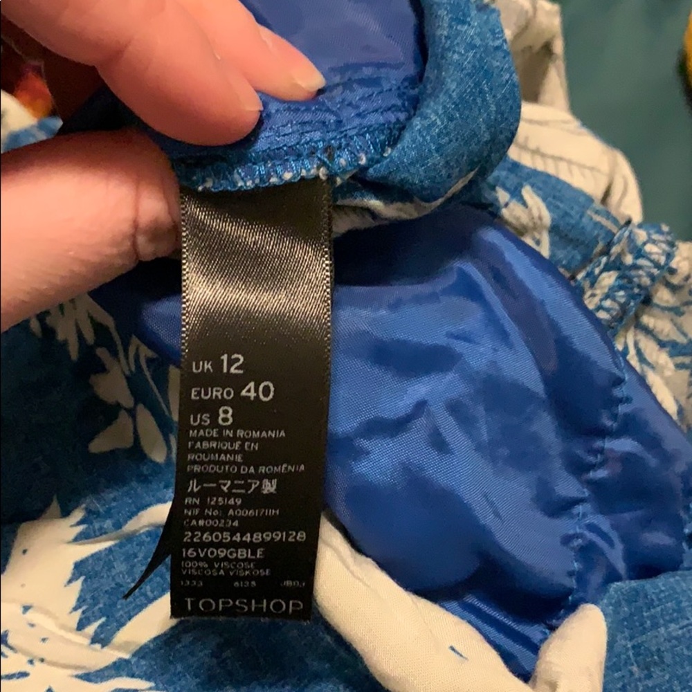 TOPSHOP nautical jumpsuit in blue & white 💙 - Picture 6 of 6